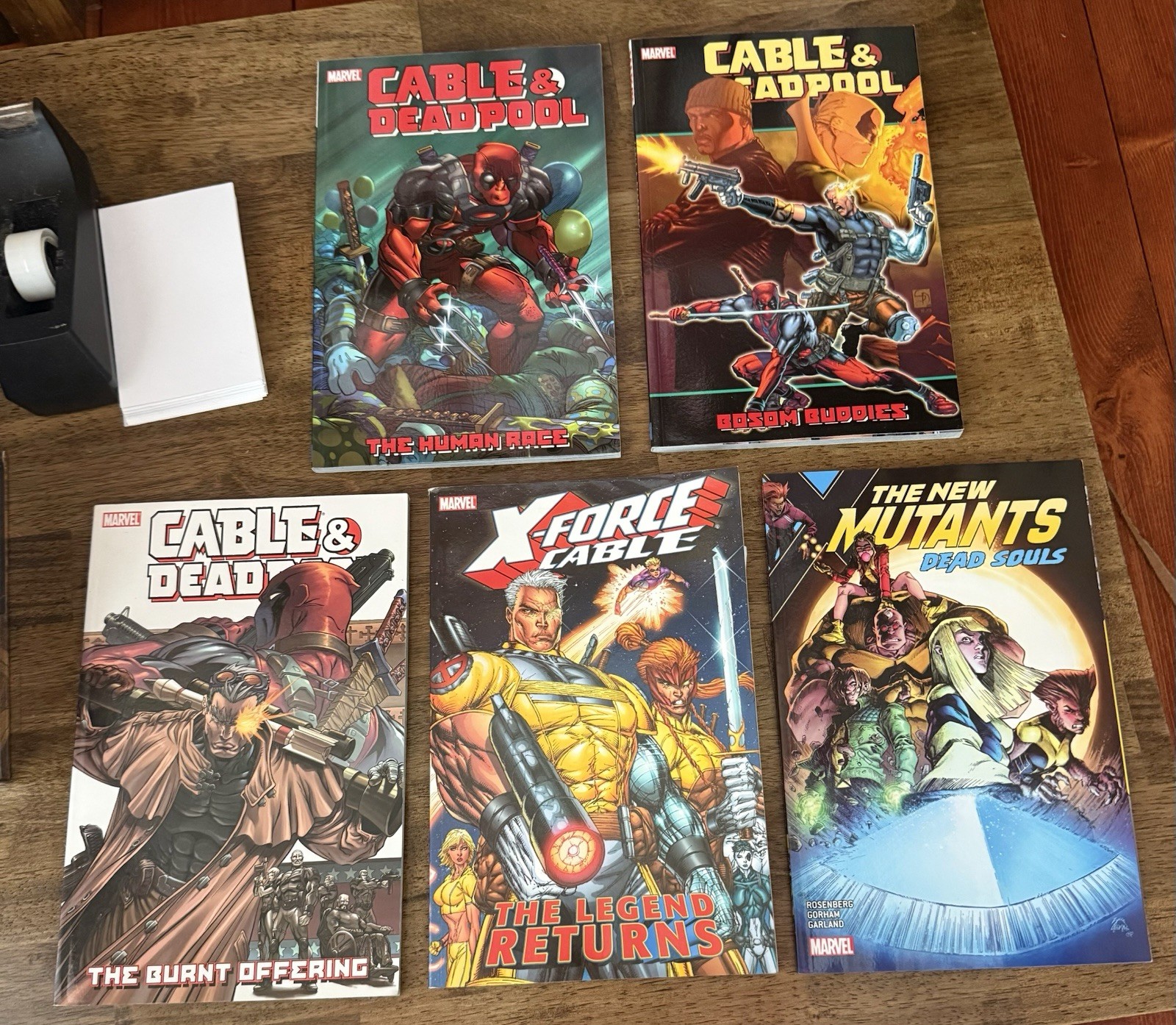 Deadpool Cable x-men Tpb Lot