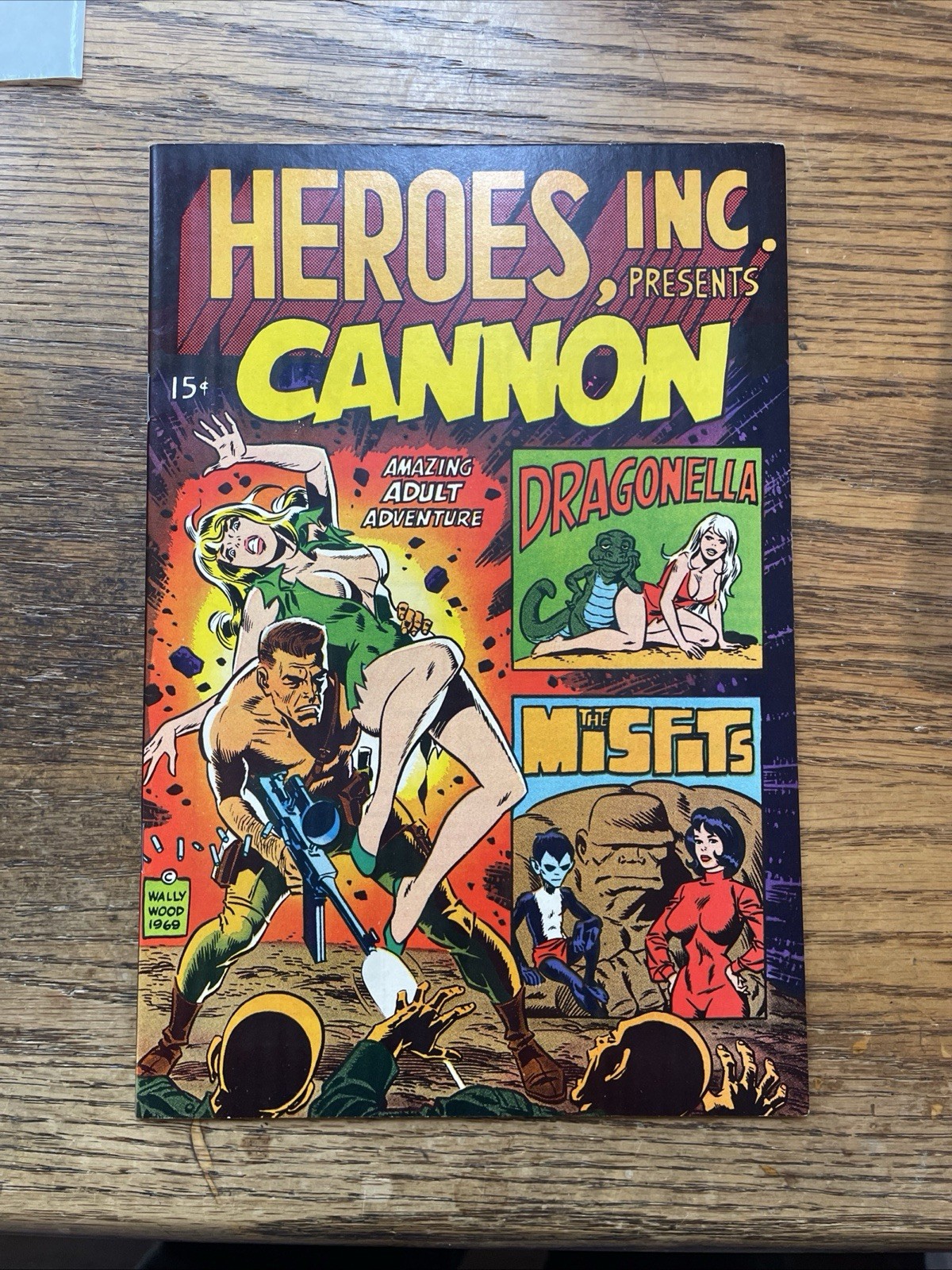 Heroes Inc. Presents Cannon #1 - (Wallace Wood, 1969) Fine/VF