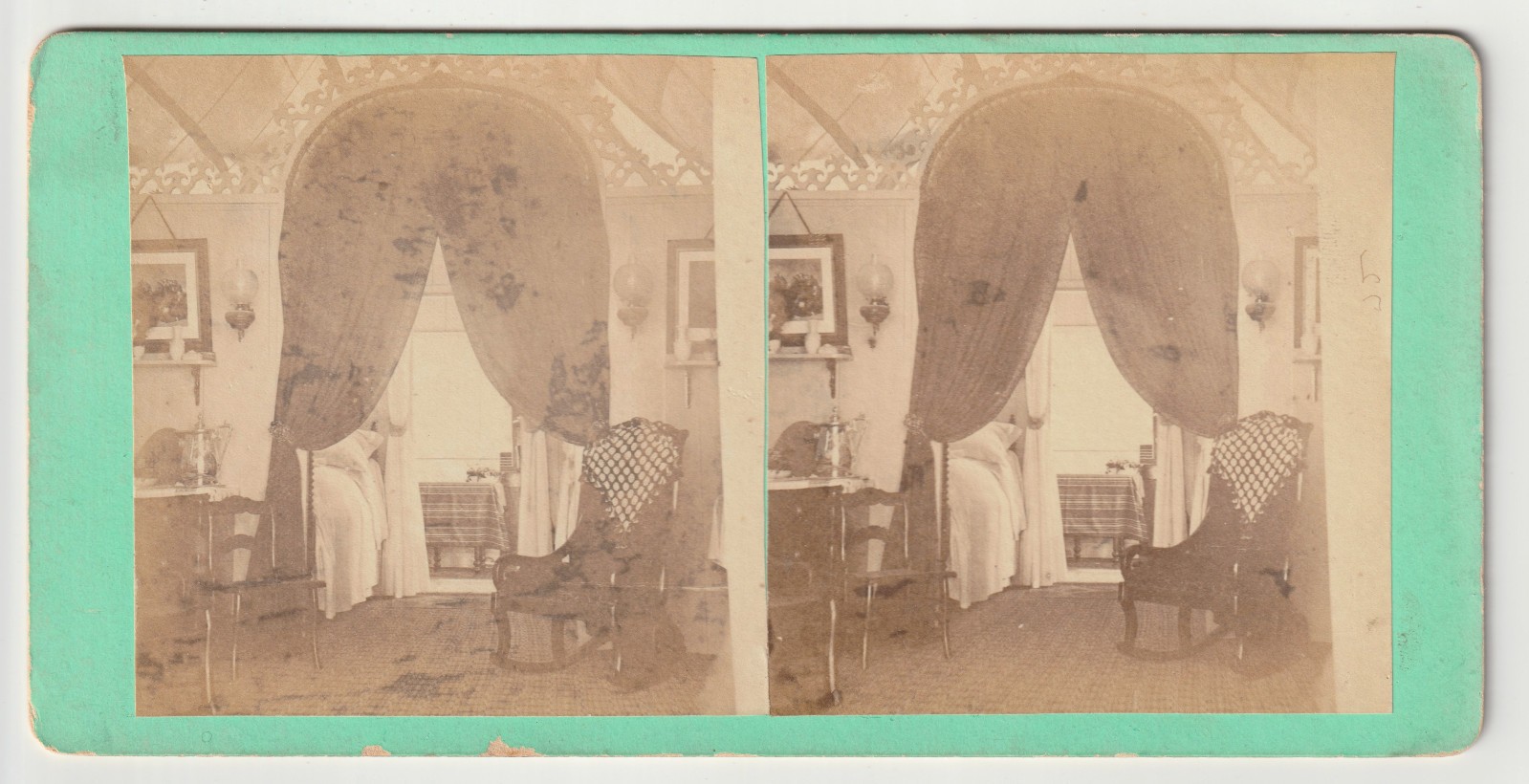 BENNET\'S TENT INTERIOR - BROADWAY - OAK BLUFFS COTTAGE CITY - MARTHA\'S VINEYARD