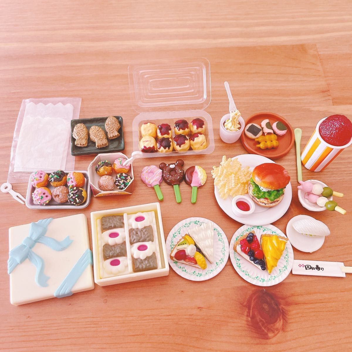 Re-ment Petit Sample Food Stall Miniatures Mixed Lot Collectible 15+