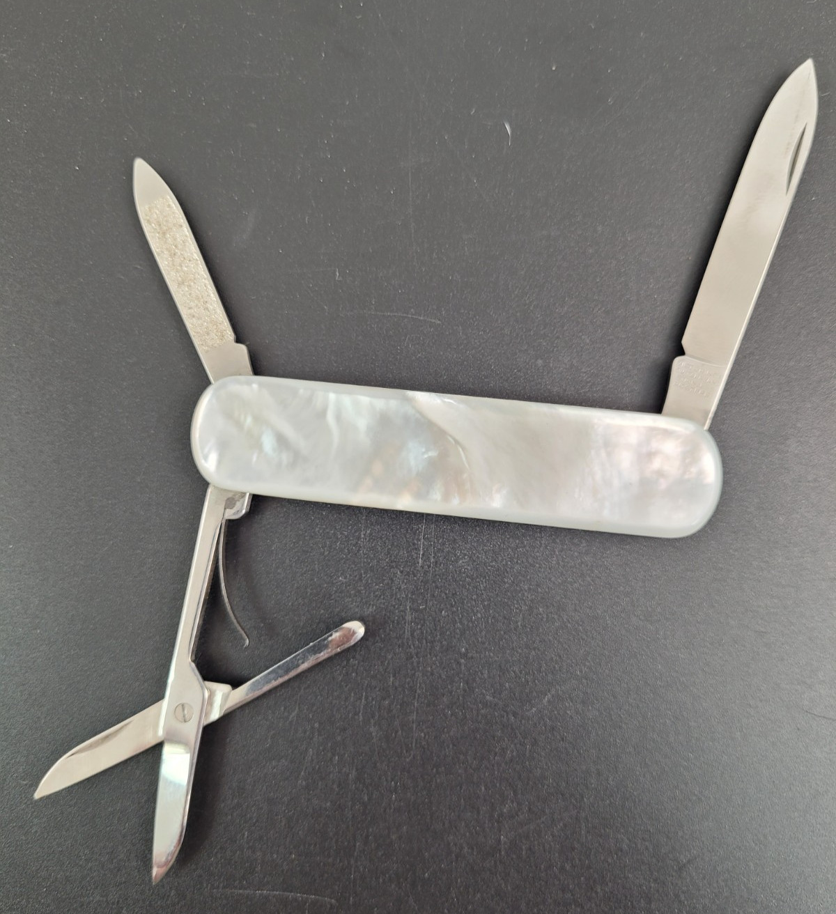 Victorinox Mother of Pearl Swiss Army Knife Scissors File Folding