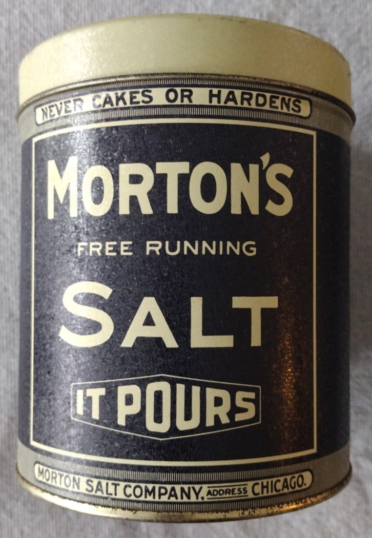 Morton Salt Tin Bristol Ware \
