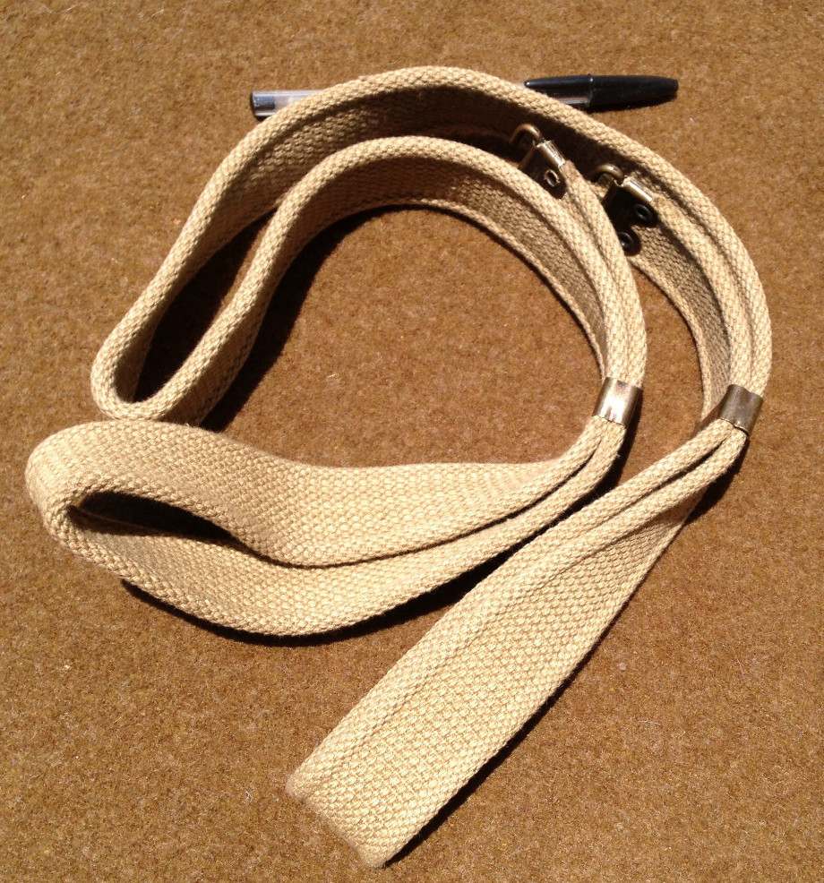 Mills Tropical Web Sling for Trapdoor Springfield and Krag, Haversack or Canteen
