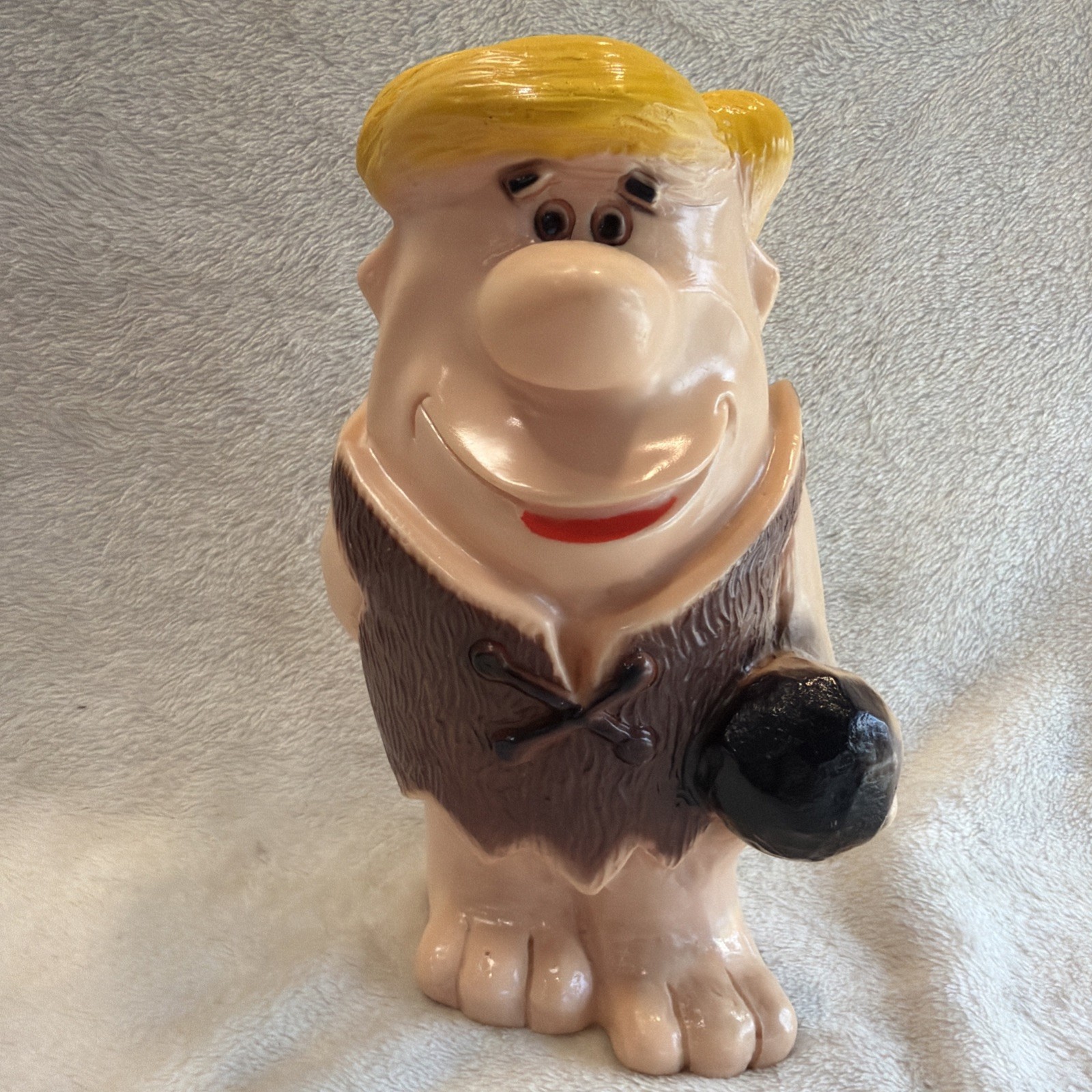 Vintage 1973 Hanna-Barbera Flintsones Barney Rubble piggy bank Cartoon Comic Vintage 1973 Hanna-Barbera Flintsones Barney Rubble piggy bank Cartoon Comic