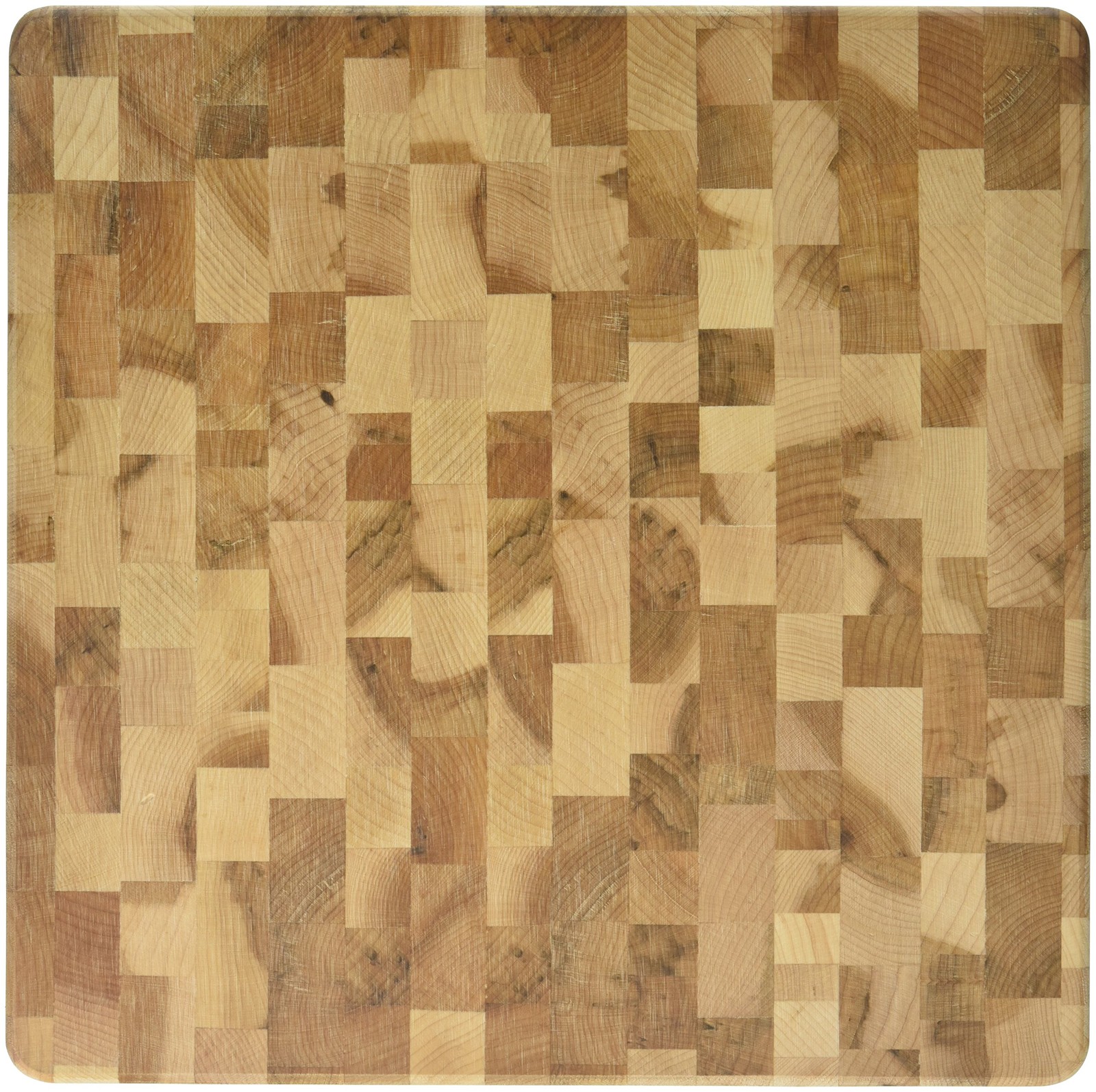 Labell Boards Canadian End Grain Maple Square Butcher Block, 12x12x1'', L12121 Labell Boards Canadian End Grain Maple Square Butcher Block, 12x12x1'', L12121