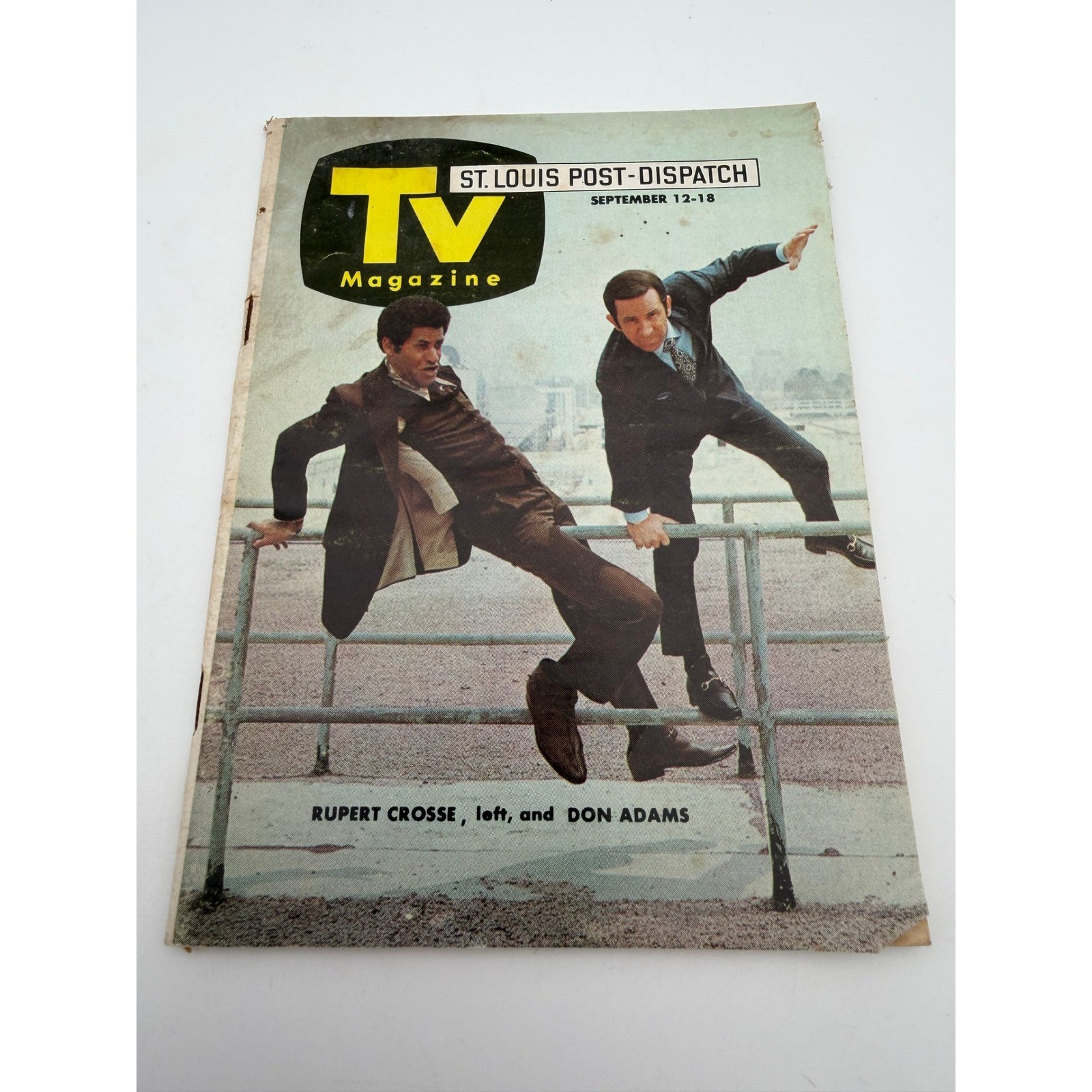 1971 St Louis Post-Dispatch TV Magazine Rupert Crosse Don Adams Sept 12-18