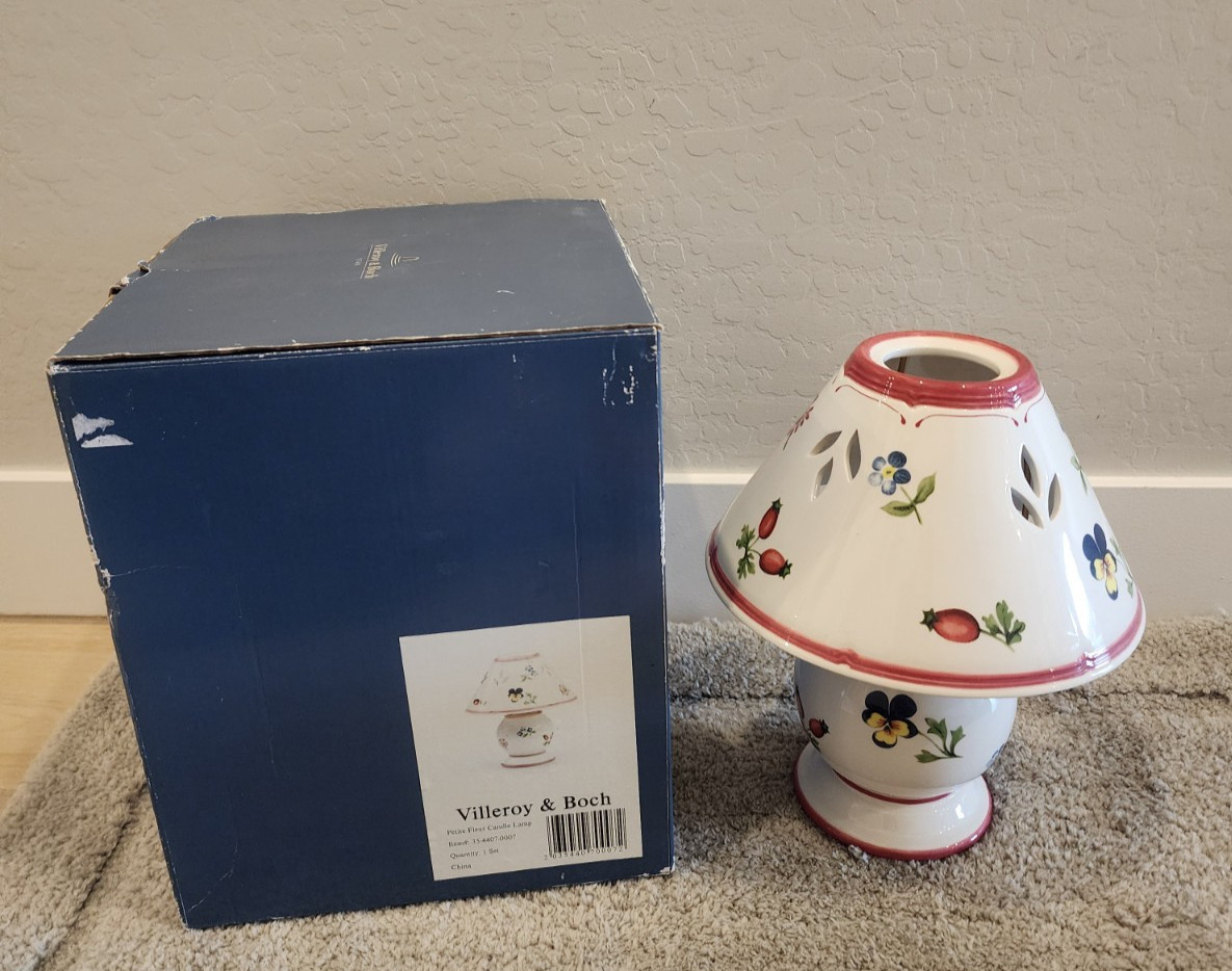 VILLEROY & BOCH French Garden FLEURENCE LAMP Candle Holder Tea Light