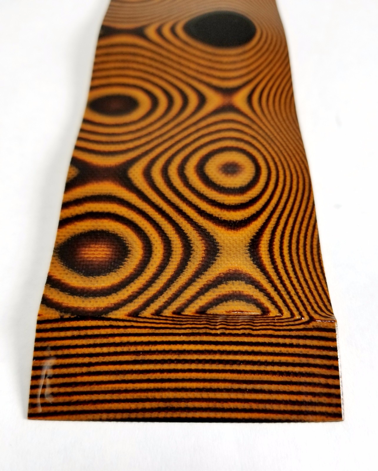 2 pcs. BLACK / SAFETY ORANGE LAYERED .187