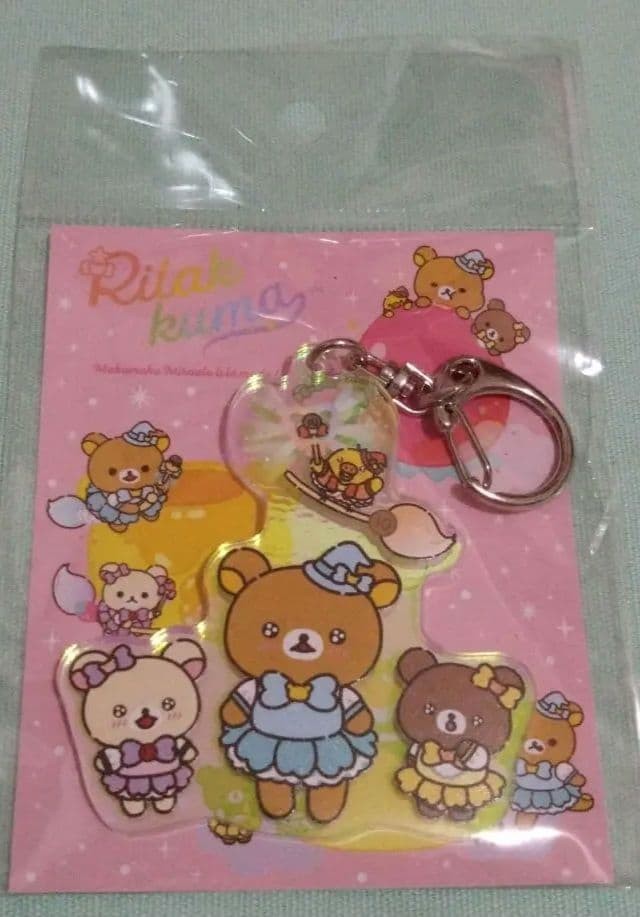 Rilakkuma 1 X Macmillac Wonderland Acrylic Keychain San-X