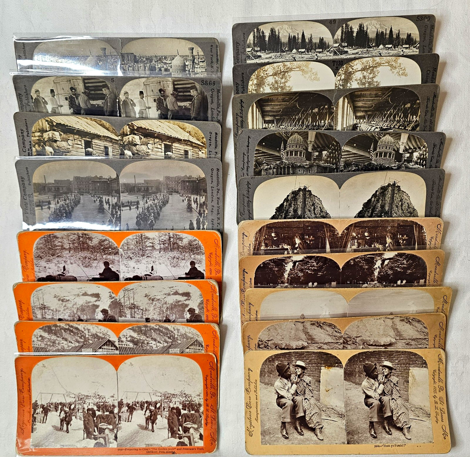 Antique Keystone View Co Lot 17 Stereoview Card 1900-1924 Antique Keystone View Co Lot 17 Stereoview Card 1900-1924