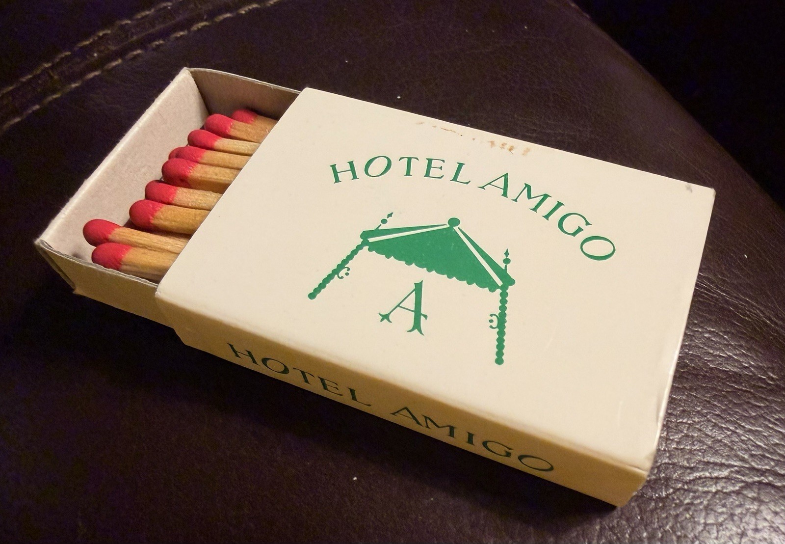Hotel Amigo, Brussels Belgium, Full Unstruck Matchbox Hotel Amigo, Brussels Belgium, Full Unstruck Matchbox