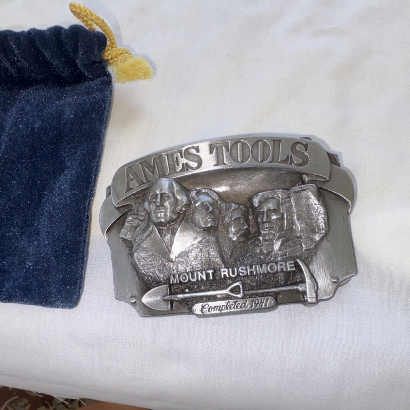 Ames Tools Mount Rushmore 1987 Limited Edition Belt Buckle Western Americana