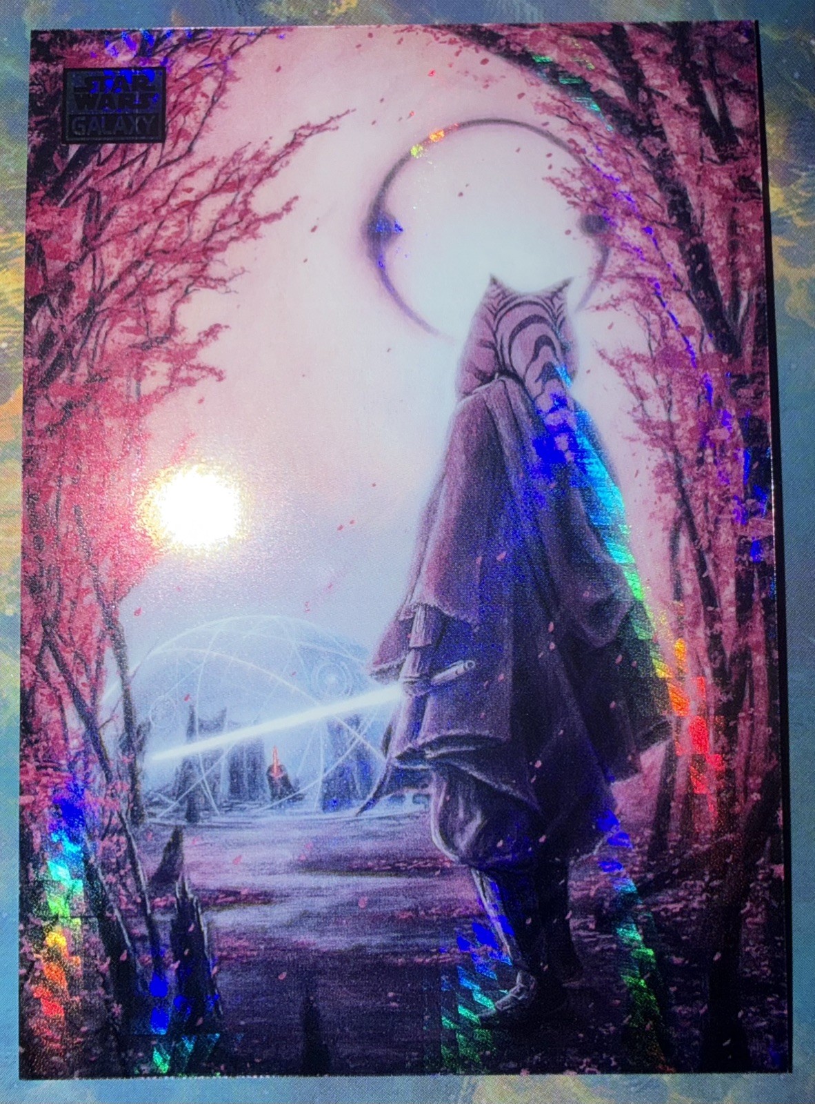 2026 Topps Chrome Star Wars Galaxy Ahsoka Tano’s Path Prism 37/75 2026 Topps Chrome Star Wars Galaxy Ahsoka Tano’s Path Prism 37/75