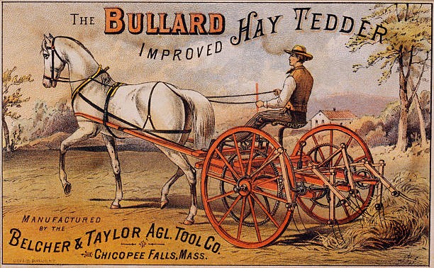 Bullard Improved Hay Tedder Advertisement Historic Old Photo Bullard Improved Hay Tedder Advertisement Historic Old Photo