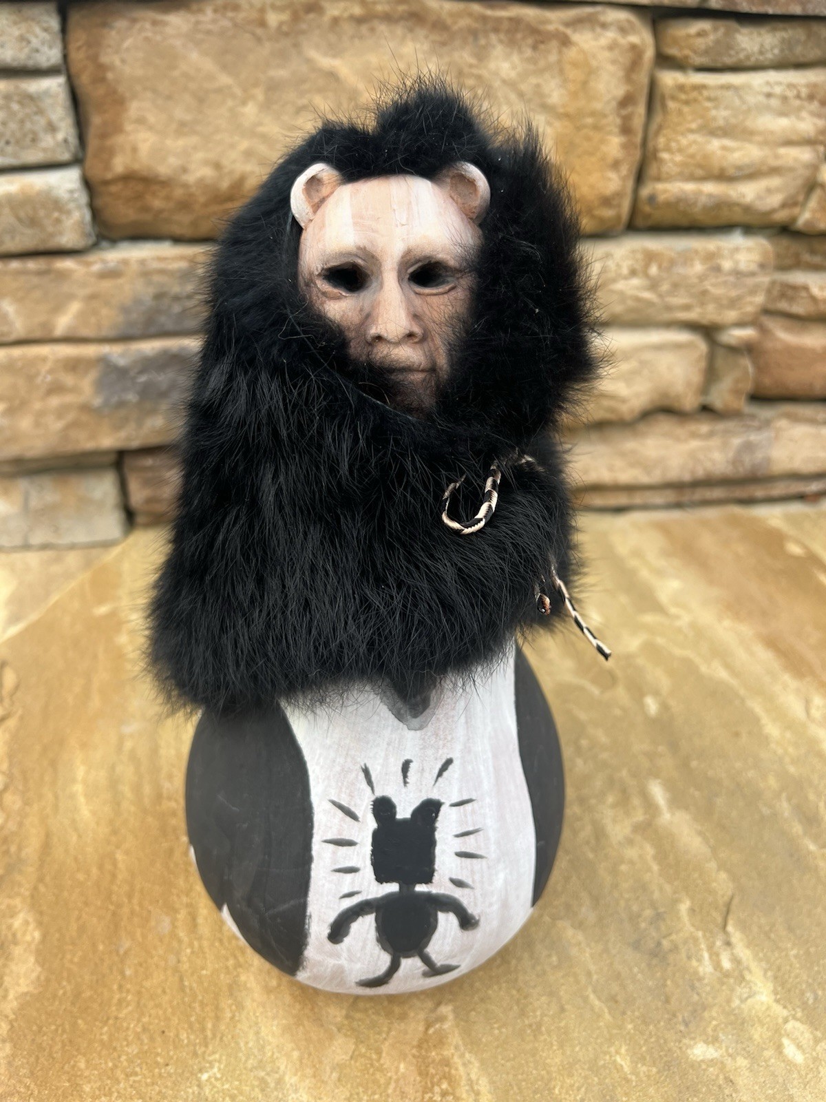 Mixed Media Southwest Art Clay “Echoes Of The Spirit”