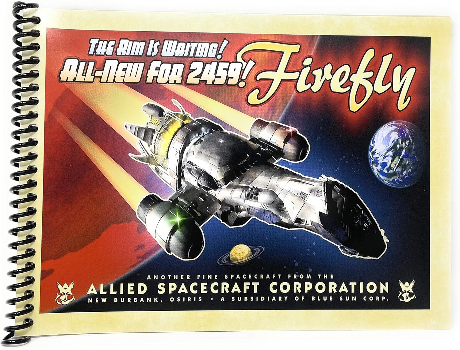 FIREFLY Loot Crate Serenity General Plans & Schematics 10 Sheet Booklet