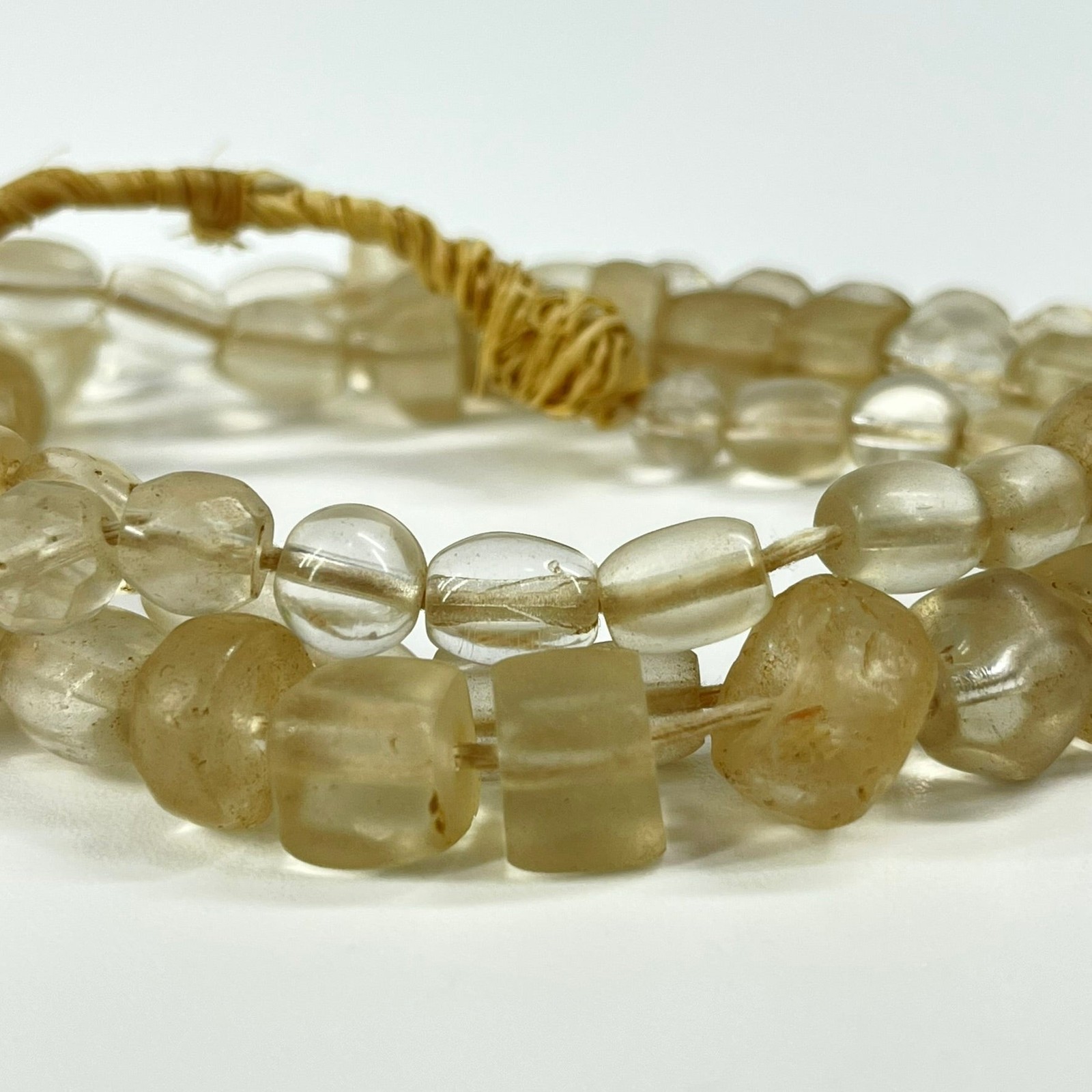 Old Clear Bohemian Trade Beads