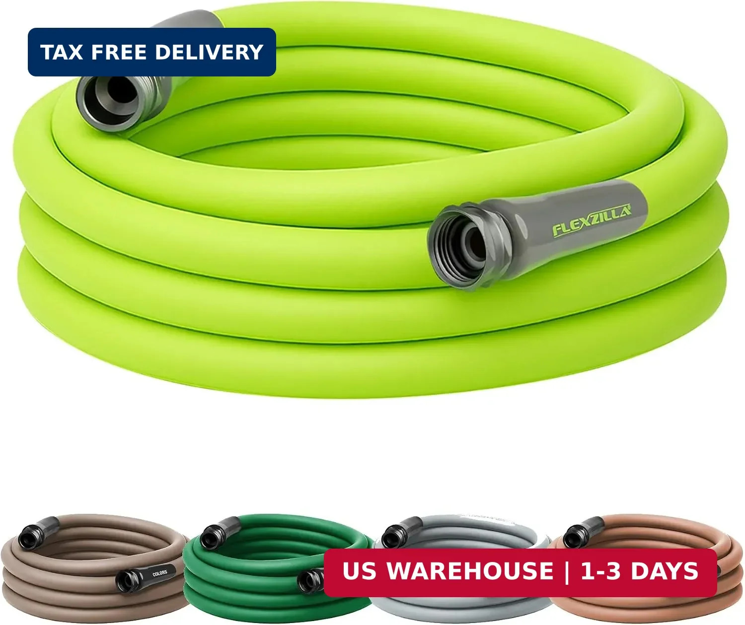 Flexzilla Garden Hose 5/8 in. x 25 ft., Lightweight All-Weather Water Hose, Dura