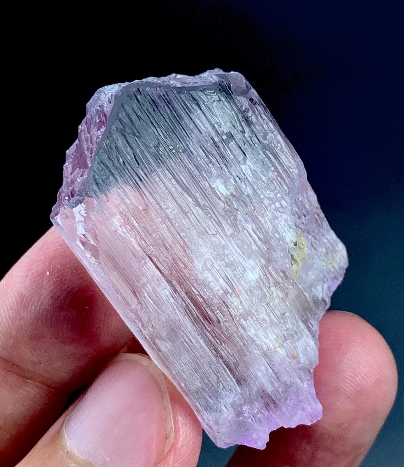 138 Carat Natural Kunzite Crystal Specimen From Afghanistan
