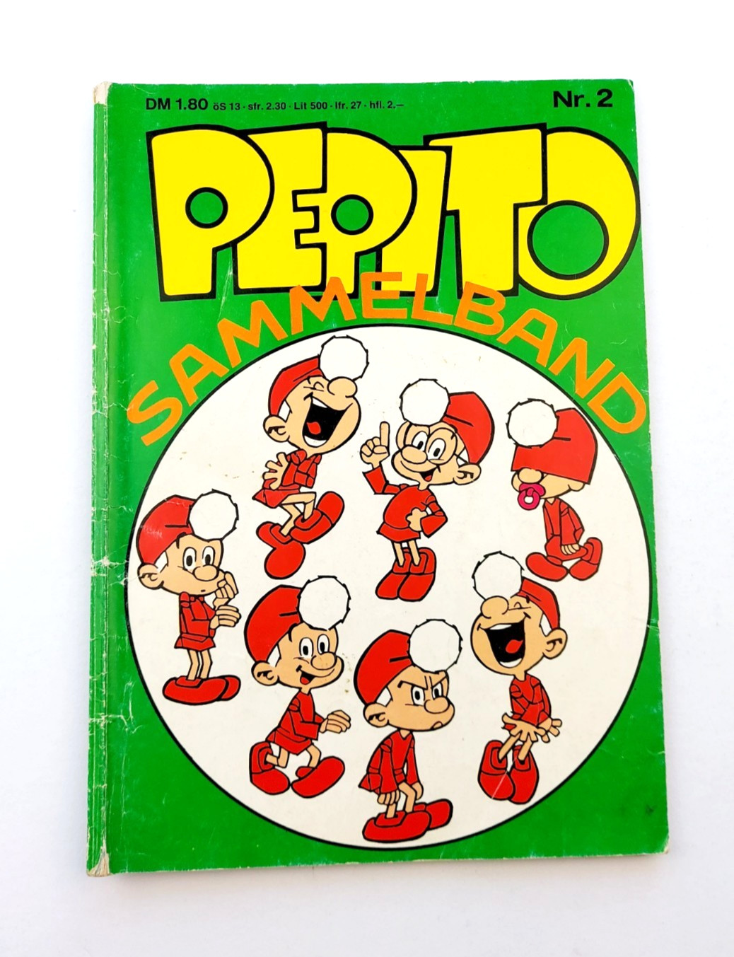 Gevacur Comic - PEPITO Collection No. 2 with Booklet #23.9 (1973) and 1 (1974) Z3