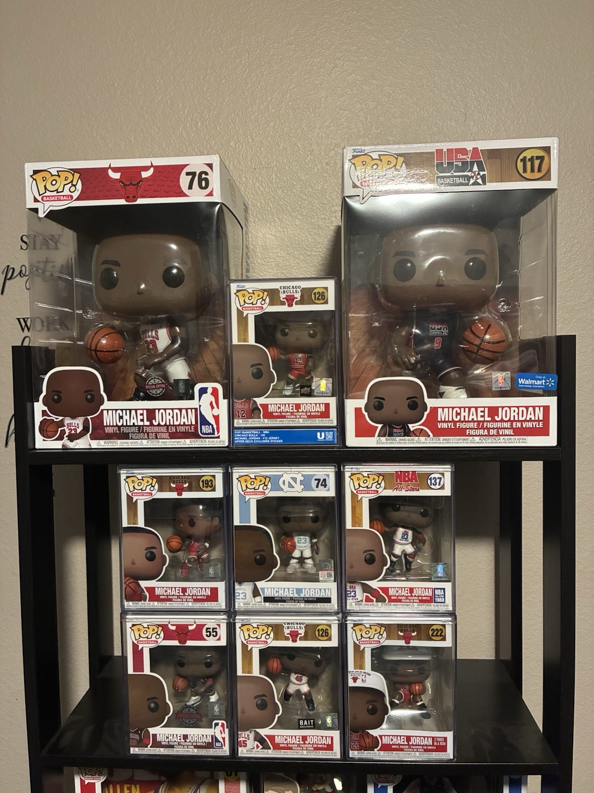 Nba Michael Jordan Amazing Collection. Free Nba Mystery Funko With Purchase