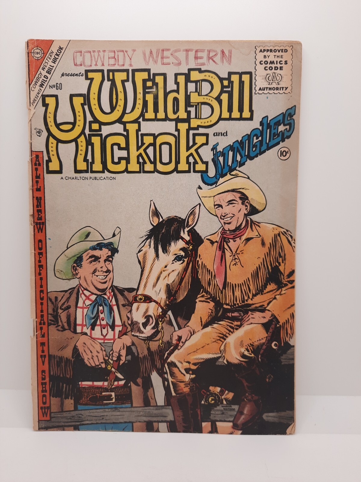 Wild Bill Hickok and Jingles #60 Charlton August 1956.
