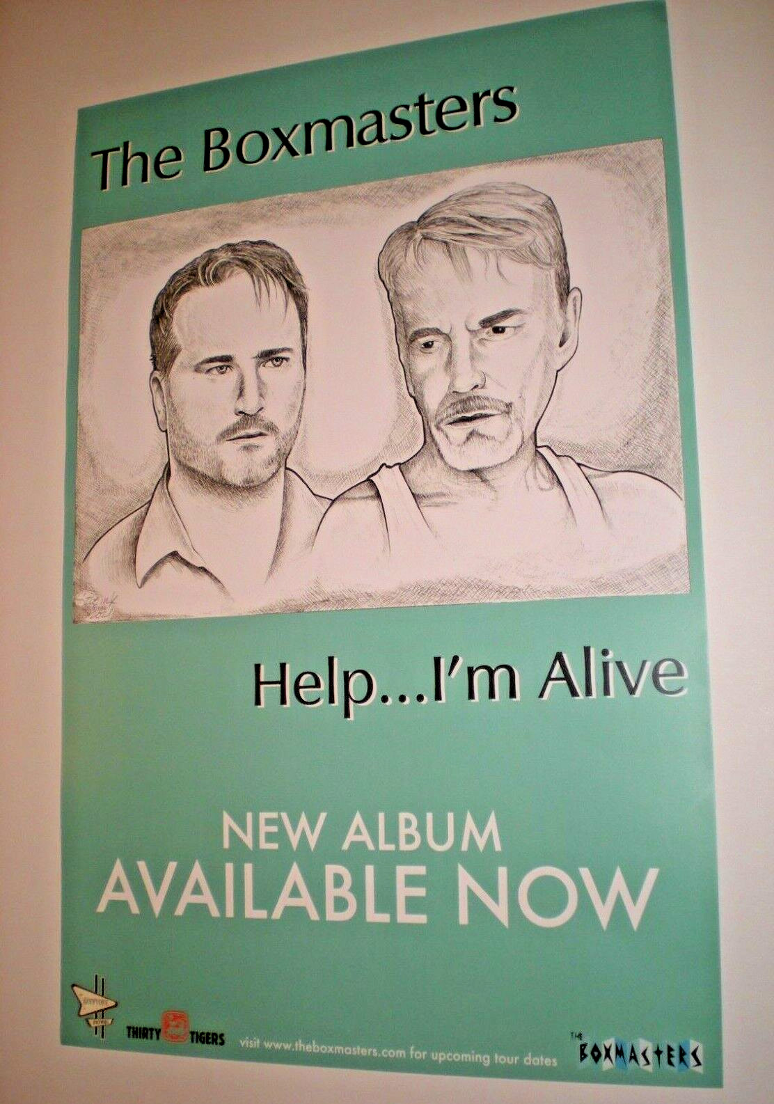 Poster - The BOXMASTERS help im alive  / the band  billy bob thornton c