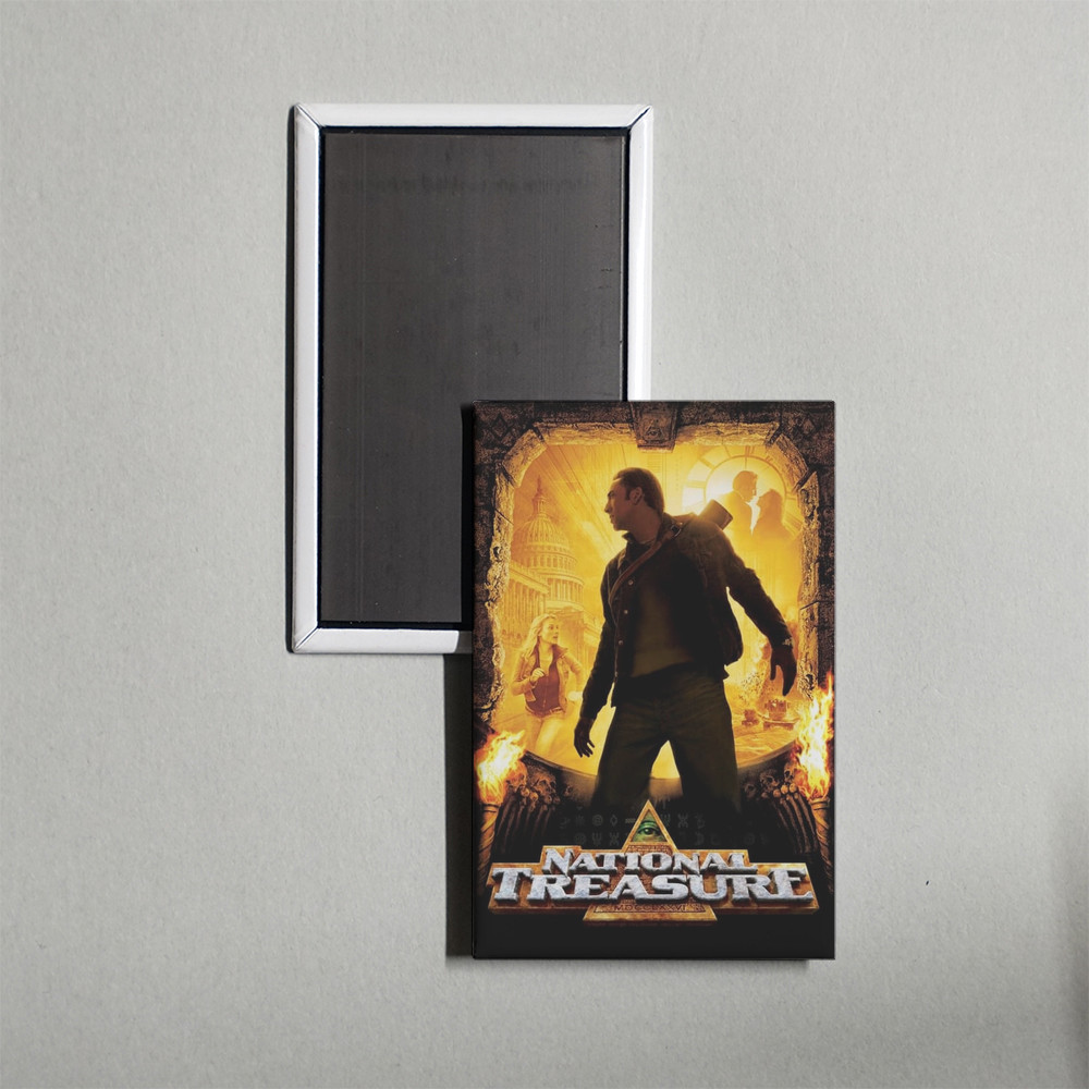 National Treasure Mini Movie Poster Fridge Locker Magnet National Treasure Mini Movie Poster Fridge Locker Magnet