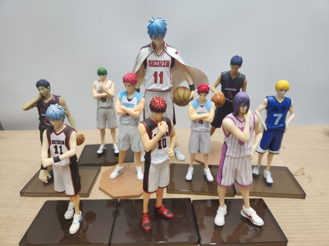 Kuroko no Basket Figure Lot 10 Pieces Seirin Generation of Miracles Collectible