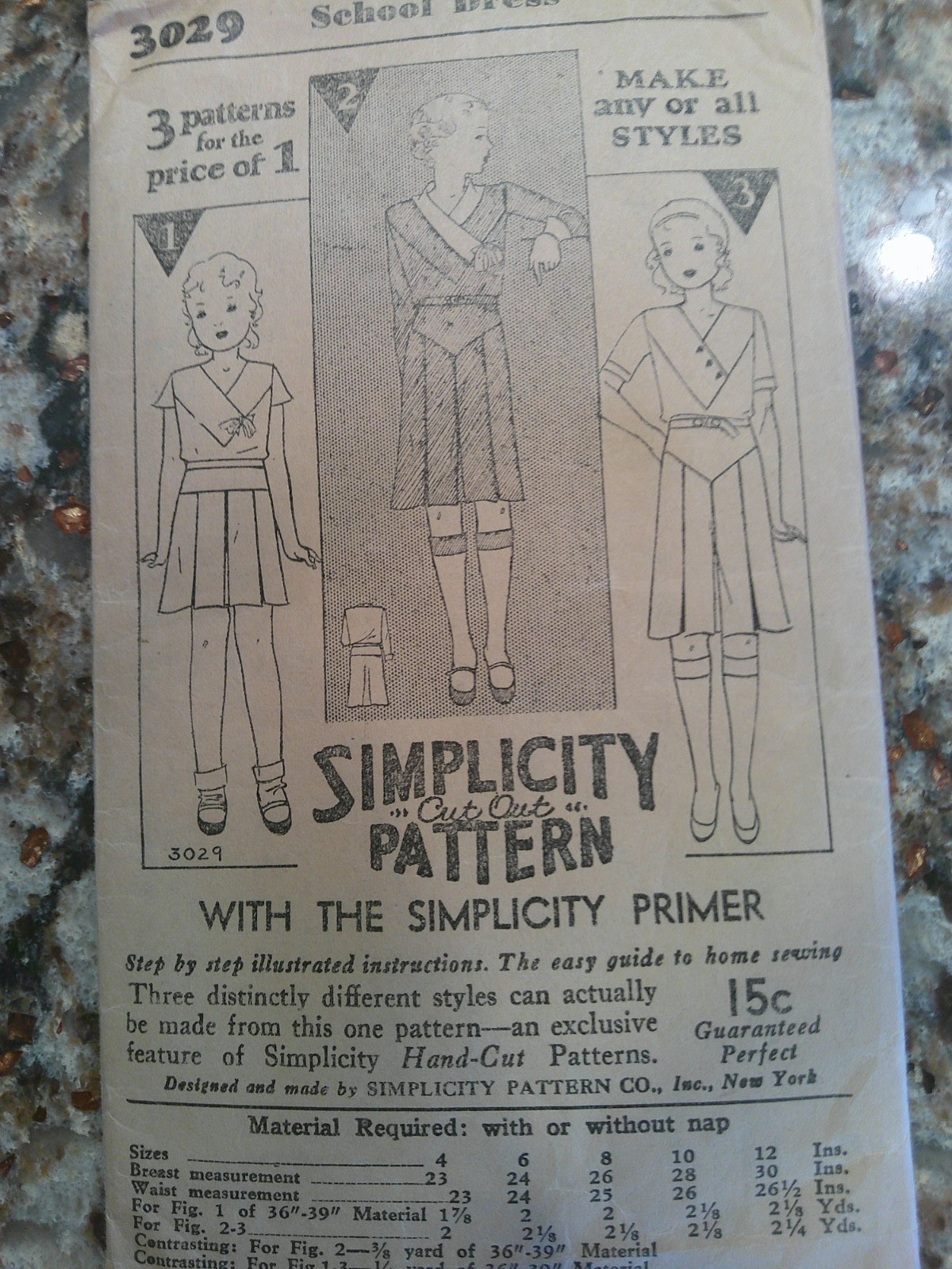 Simplicity 1920\'s Children\'s Pattern