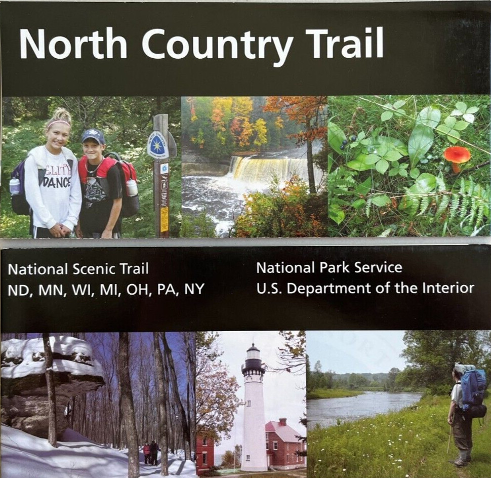 2026 NORTH COUNTRY TRAIL   NATIONAL PARK SERVICE UNIGRID BROCHURE/MAP   7 States