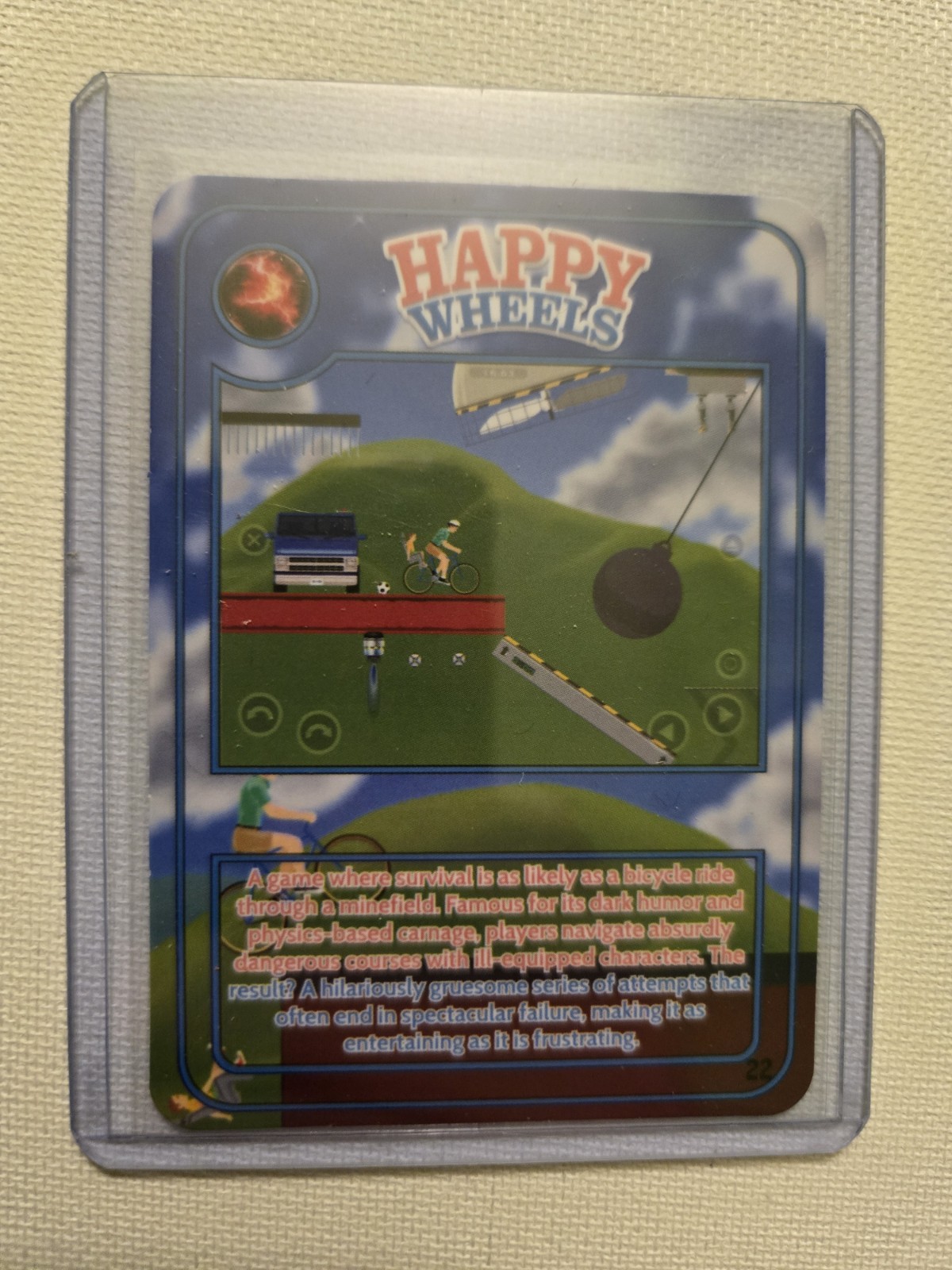 2024 Unjust Nostalgia Series 2 Trading Cards Happy Wheels Rare