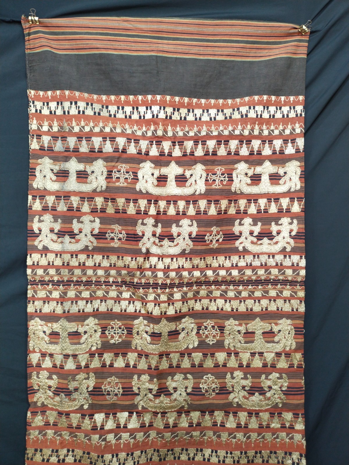 Vintage Indonesian Sumba Ikat Sumatra skirt embroidery Tribal Fabric Ethnic Vintage Indonesian Sumba Ikat Sumatra skirt embroidery Tribal Fabric Ethnic