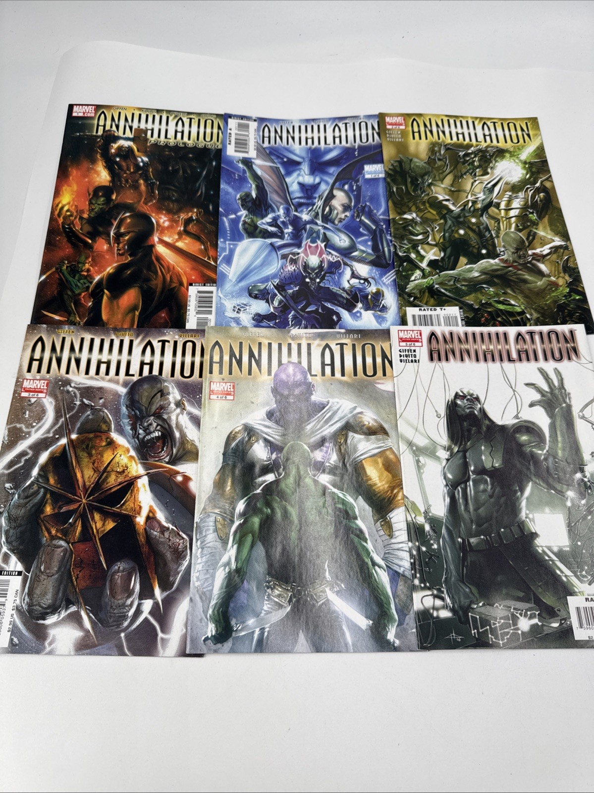 Annihilation #1-5 Run + Prologue 2006 Marvel Comics 6 Books Total Ships Fast Annihilation #1-5 Run + Prologue 2006 Marvel Comics 6 Books Total Ships Fast