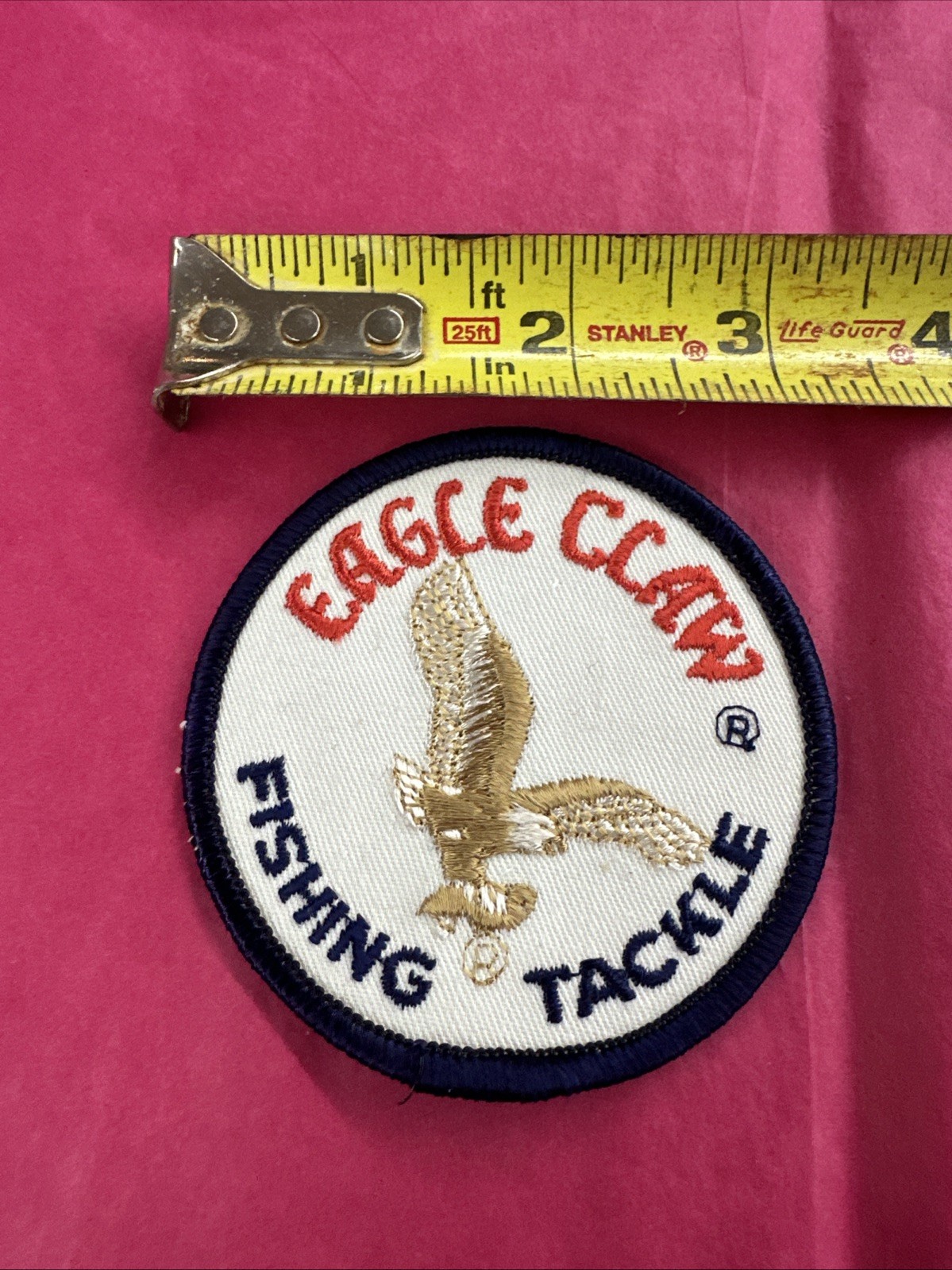 Eagle Claw Fishing Tackle Round 3” Patch