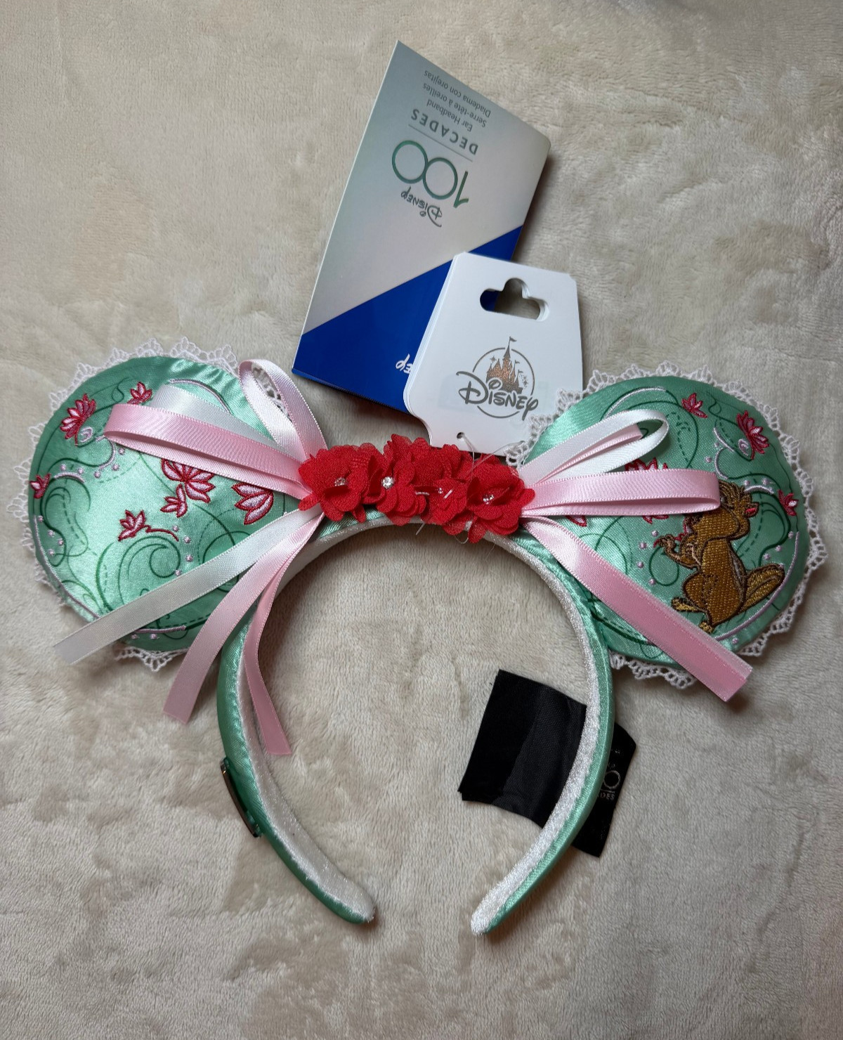 Rare: Disney Parks 100 Years Decades 2000s Enchanted Giselle Ears Headband Rare: Disney Parks 100 Years Decades 2000s Enchanted Giselle Ears Headband