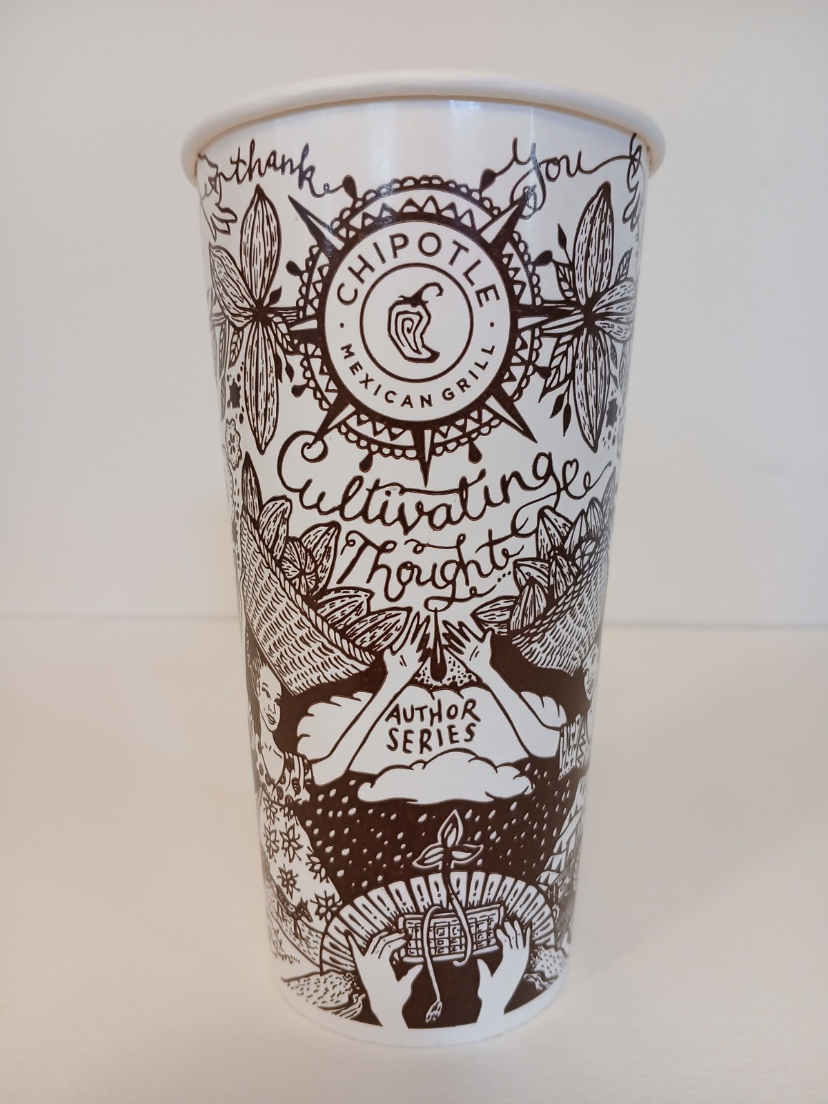 Chipotle Vintage Author Series Collector\'s Cup 20oz Illustrated Rare, 2015 NEW 1 Chipotle Vintage Author Series Collector\'s Cup 20oz Illustrated Rare, 2015 NEW 1