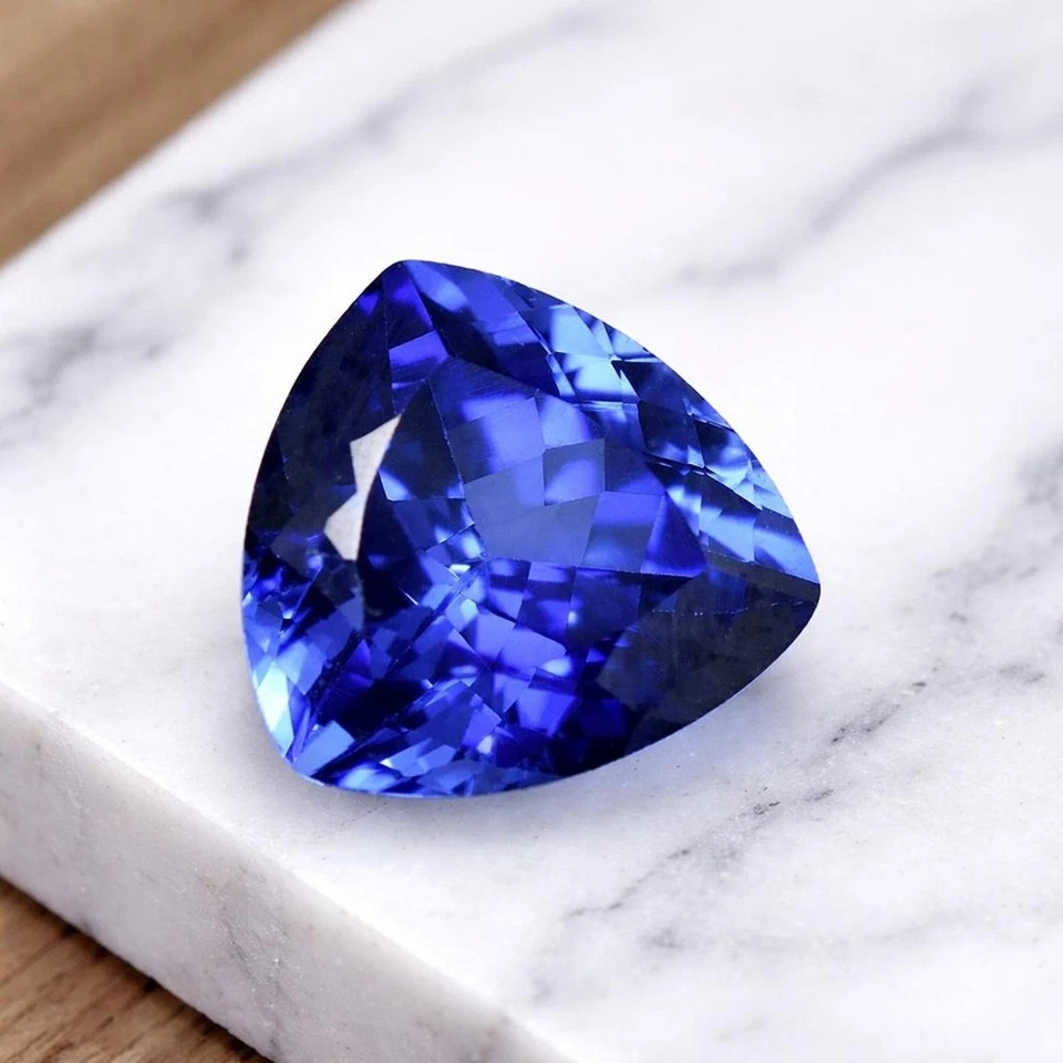 Trillion Cut Natural Kashmiri BLUE Sapphire 8.59 Ct Loose Gemstone Trillion Cut Natural Kashmiri BLUE Sapphire 8.59 Ct Loose Gemstone