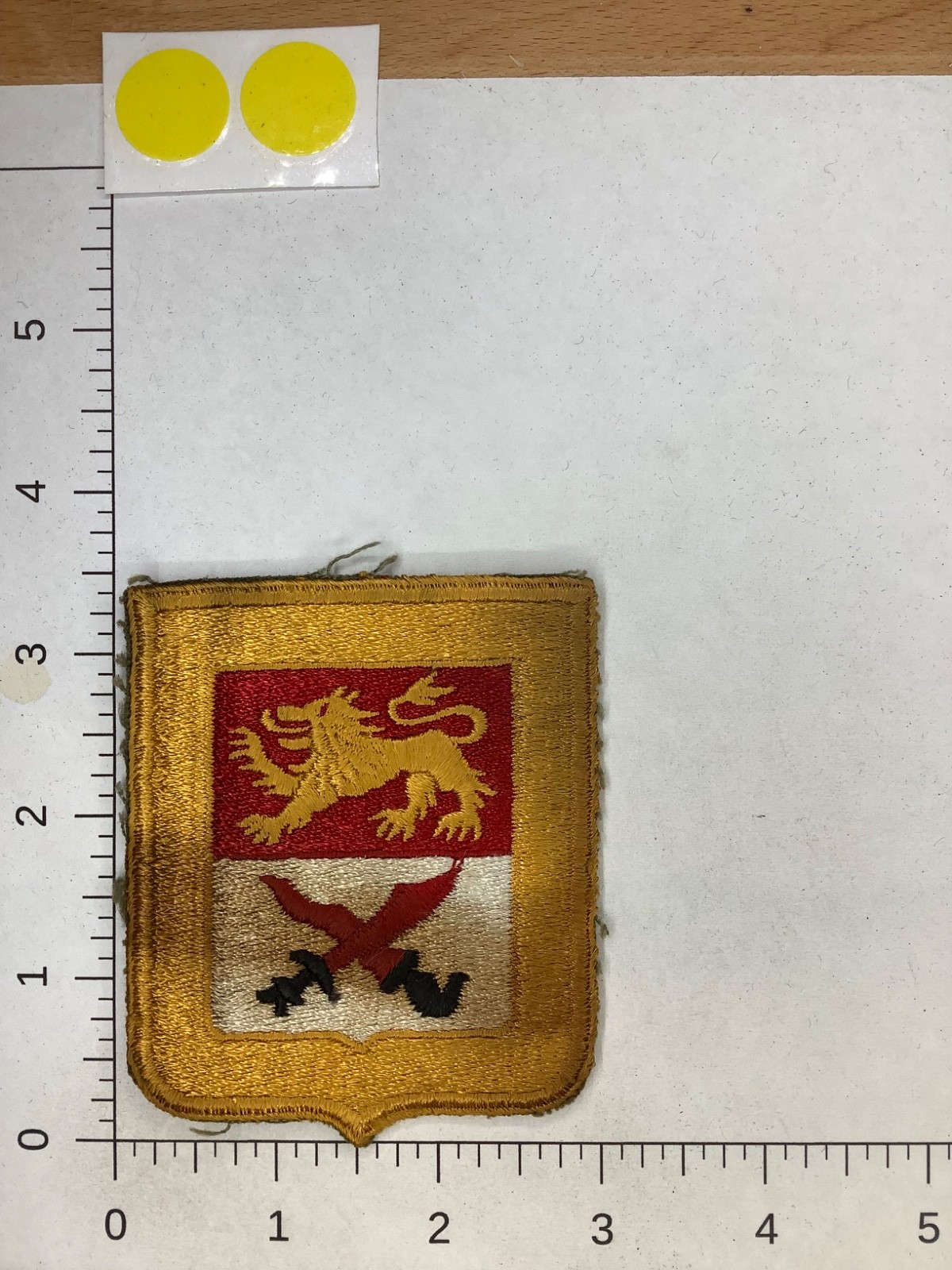 VINTAGE WELL WORN WW2 US ARMY 17th CAVALRY  PATCH