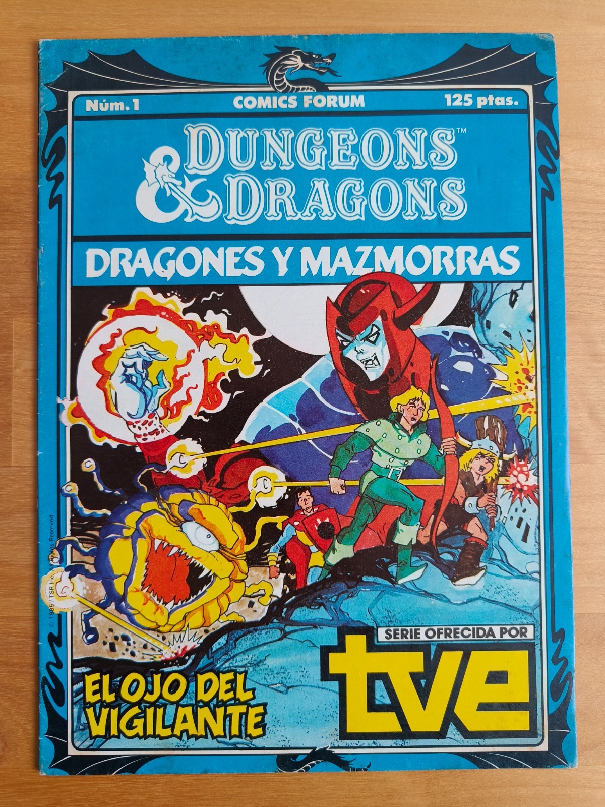 FIRST APP IN COMICS IN THE WORLD 1985 Dungeons & Dragons #1 Spain RARE & SCARCE