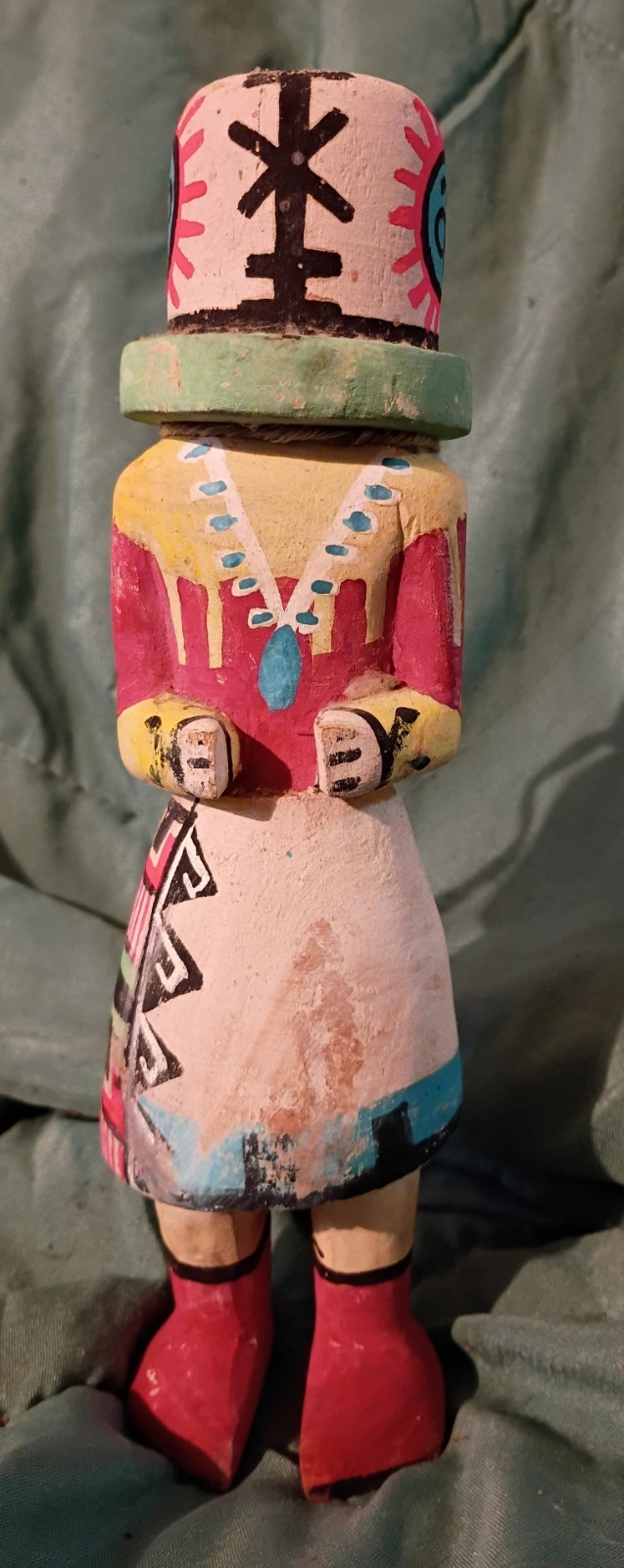 Old Hopi 1950's 60's Vintage Rattle Kachina Fred Harvey Style