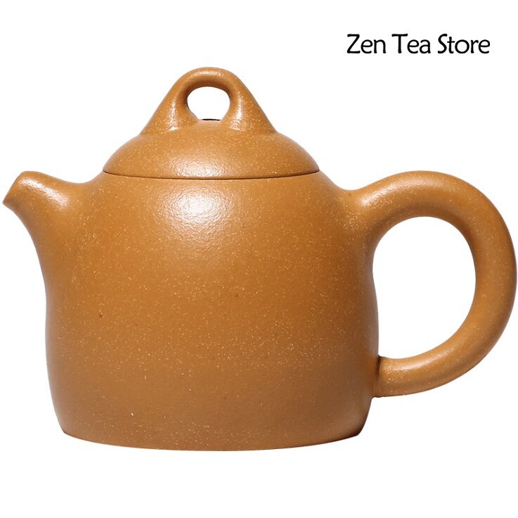 Yixing Raw Ore Golden Duan Mud Zisha Teapots Hand Made Purple Mud Health Beauty