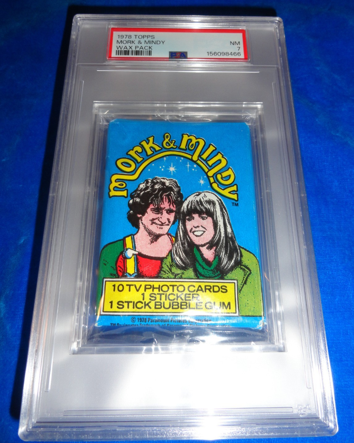 1978 Topps Mork & Mindy Wax Pack PSA 7 NM