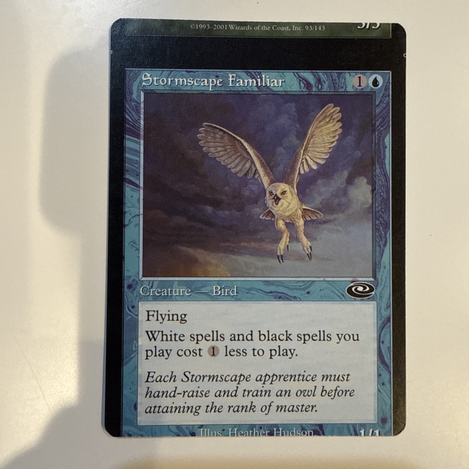 Stormscape Familiar Misprint MTG Card (Miscut) Stormscape Familiar Misprint MTG Card (Miscut)