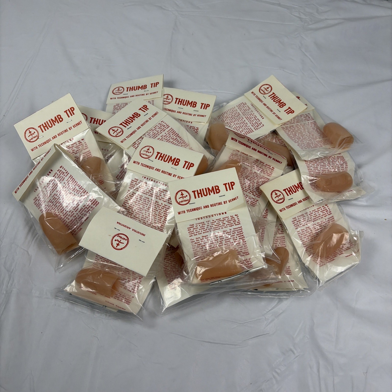 Vernet Classic Magic Thumb Tips w/ Instructions Brand New Sealed Lot of 20