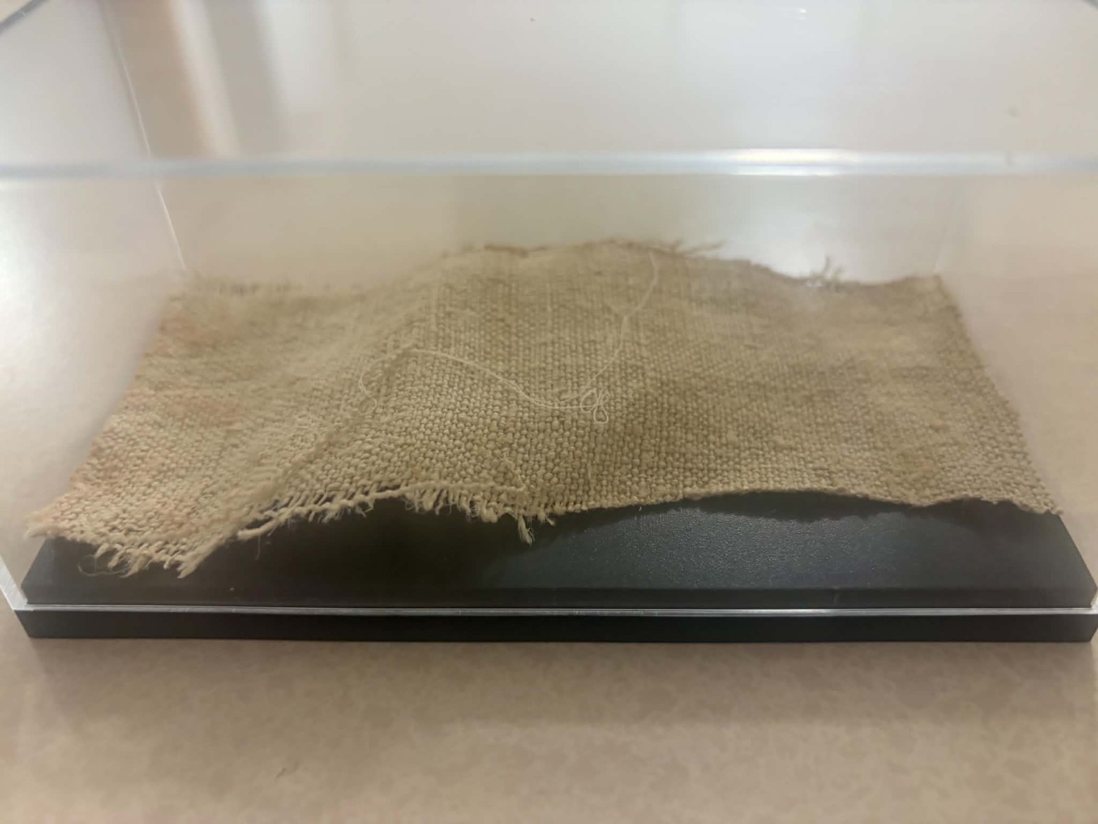 RMS White Star Titanic Cloth Wreckage Piece Salvaged w Provenance Documentation