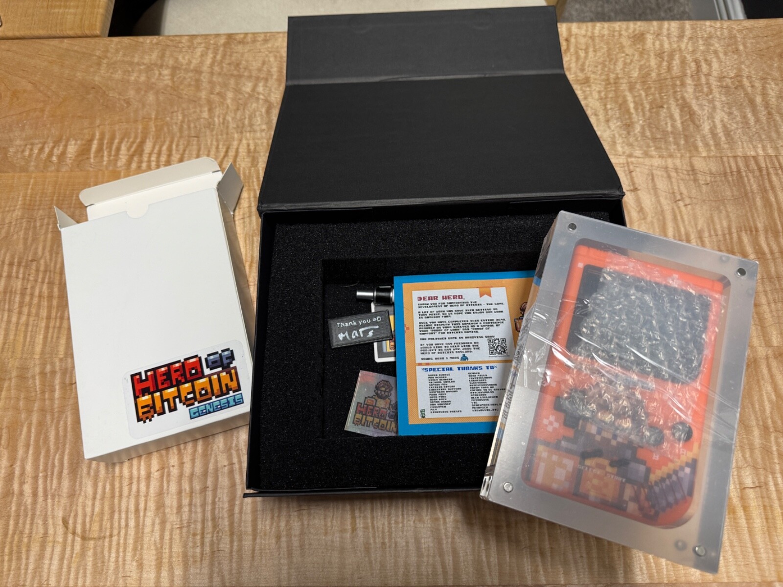 2024 ‘Hero Of Bitcoin’ Game Boy Bundle #4/21 w/LE Full Game, Demo + Accessories 2024 ‘Hero Of Bitcoin’ Game Boy Bundle #4/21 w/LE Full Game, Demo + Accessories
