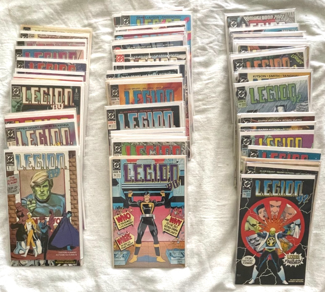 L.E.G.I.O.N. #1-58 & 3 ANNUALS **61 COMIC LOT** KITSON/GRANT* 1989-93 -DC Comics L.E.G.I.O.N. #1-58 & 3 ANNUALS **61 COMIC LOT** KITSON/GRANT* 1989-93 -DC Comics