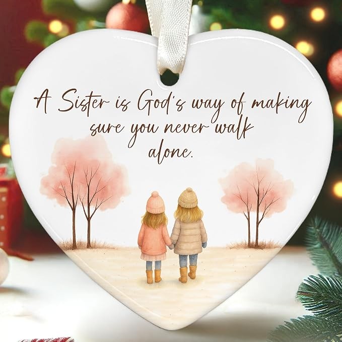 Sister Ornament - Sister Ornaments 2026 Christmas, Sisters Ornaments