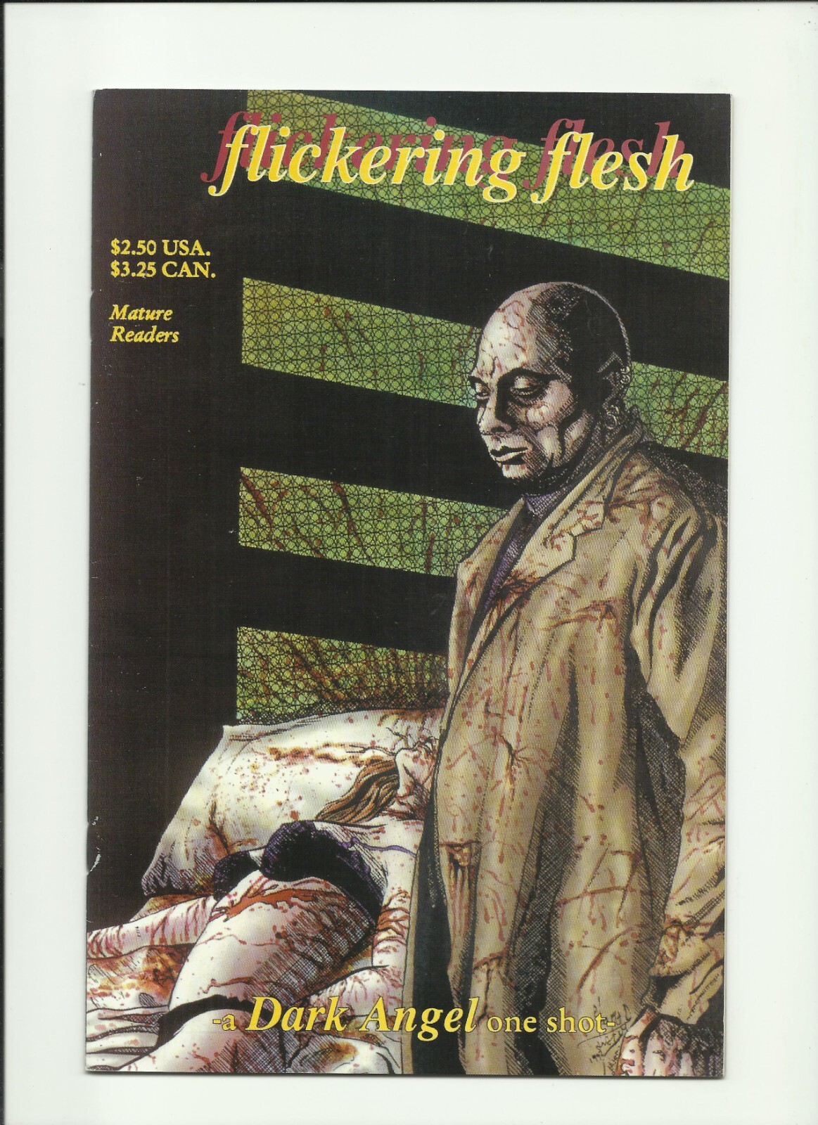 Boneyard Press - Flickering Flesh 1 FVF Dark Angel One-Shot Bill Yukich 1993